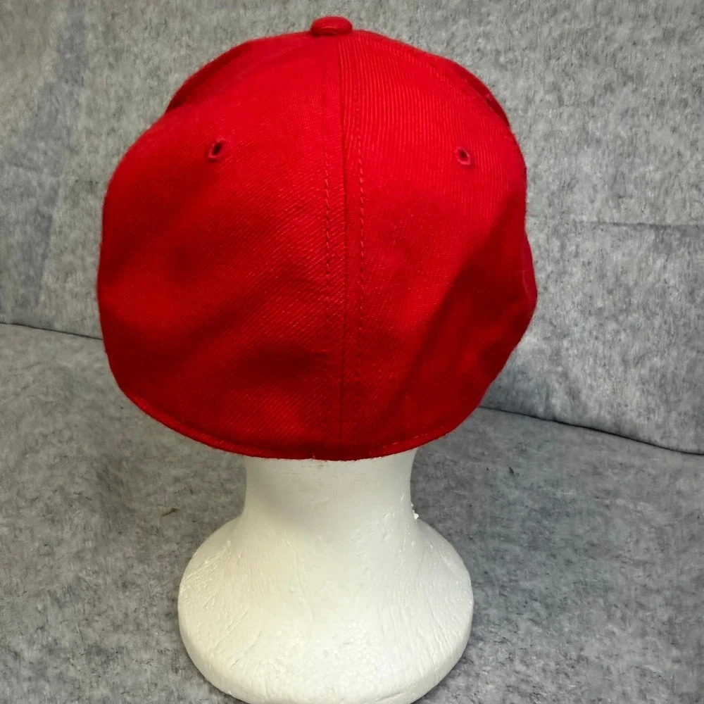DC Comics Originals The Flash Red‎ Fitted Baseball Hat S/M Lightning Bolt Logo
